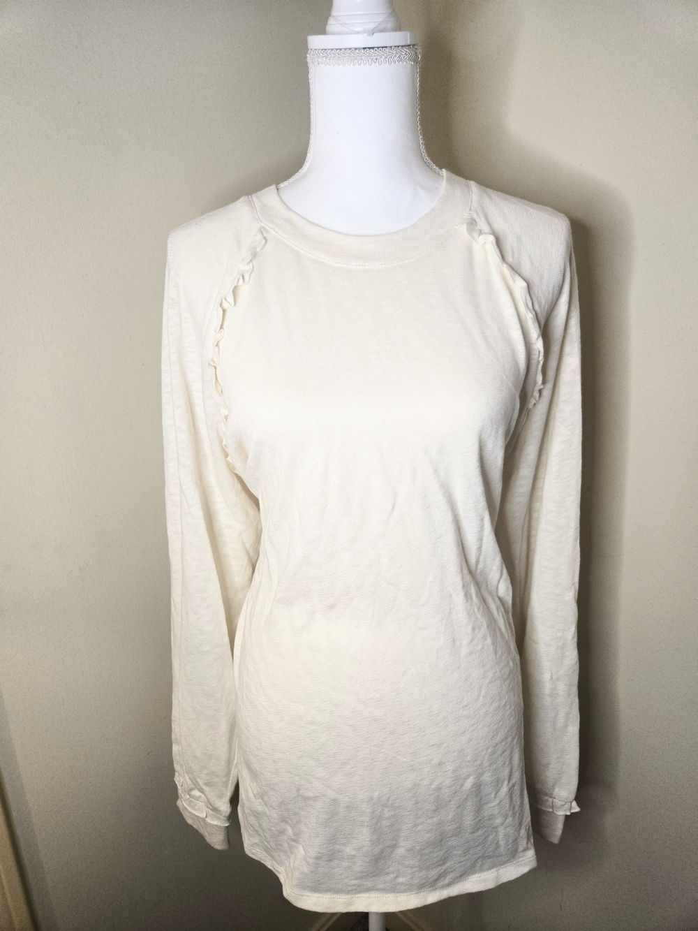 torrid Cream Long Sleeve Top